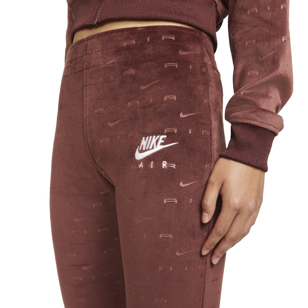 air velour mid-rise pants