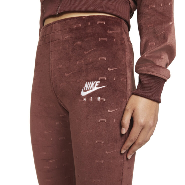 air velour mid-rise pants