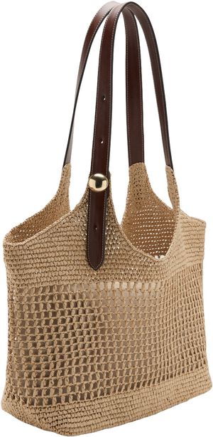 Natural fibre tote bag