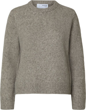 SLFAVA LS KNIT O-NECK