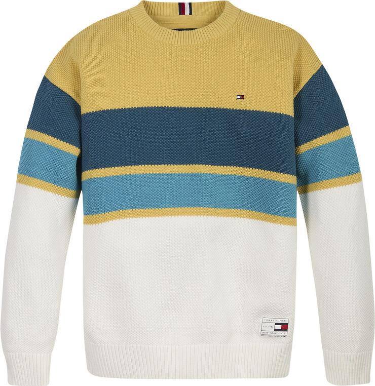 STRUCTURE RUGBY STRIPE SWEATER