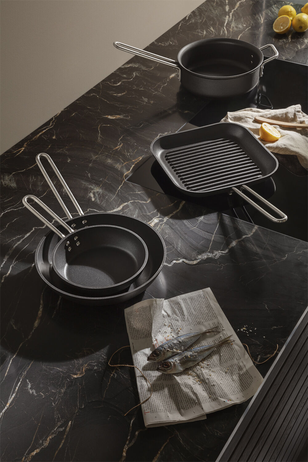 Professional Stegepande 20 cm keramisk Slip-Let&reg; bel&aelig;gning