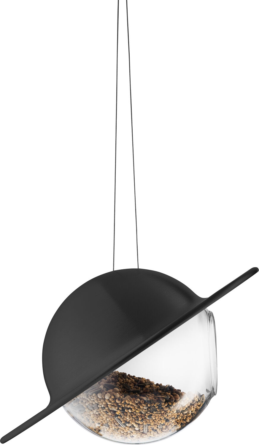 Saturn Fuglefoderkugle Black