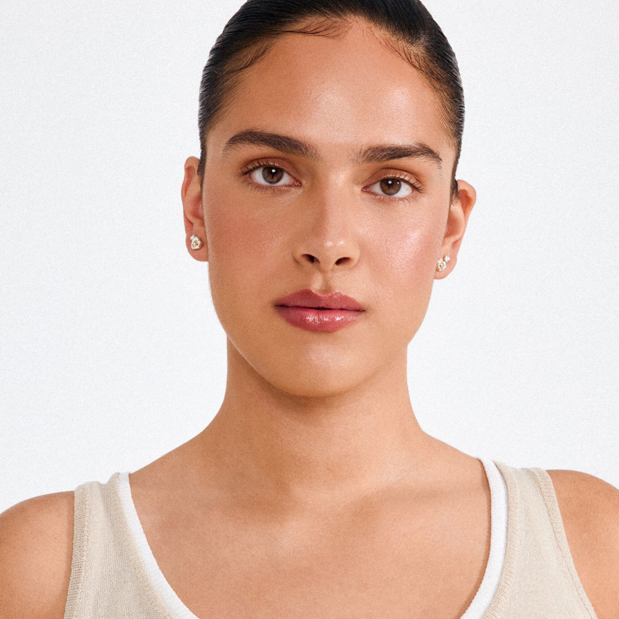 NOVA earrings 2-in-1 set, silver-plated