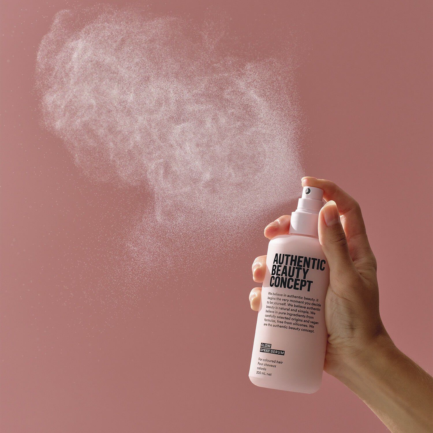GLOW Spray Serum - Multifunktionel sprayserum til str&aring;lende h&aring;r
