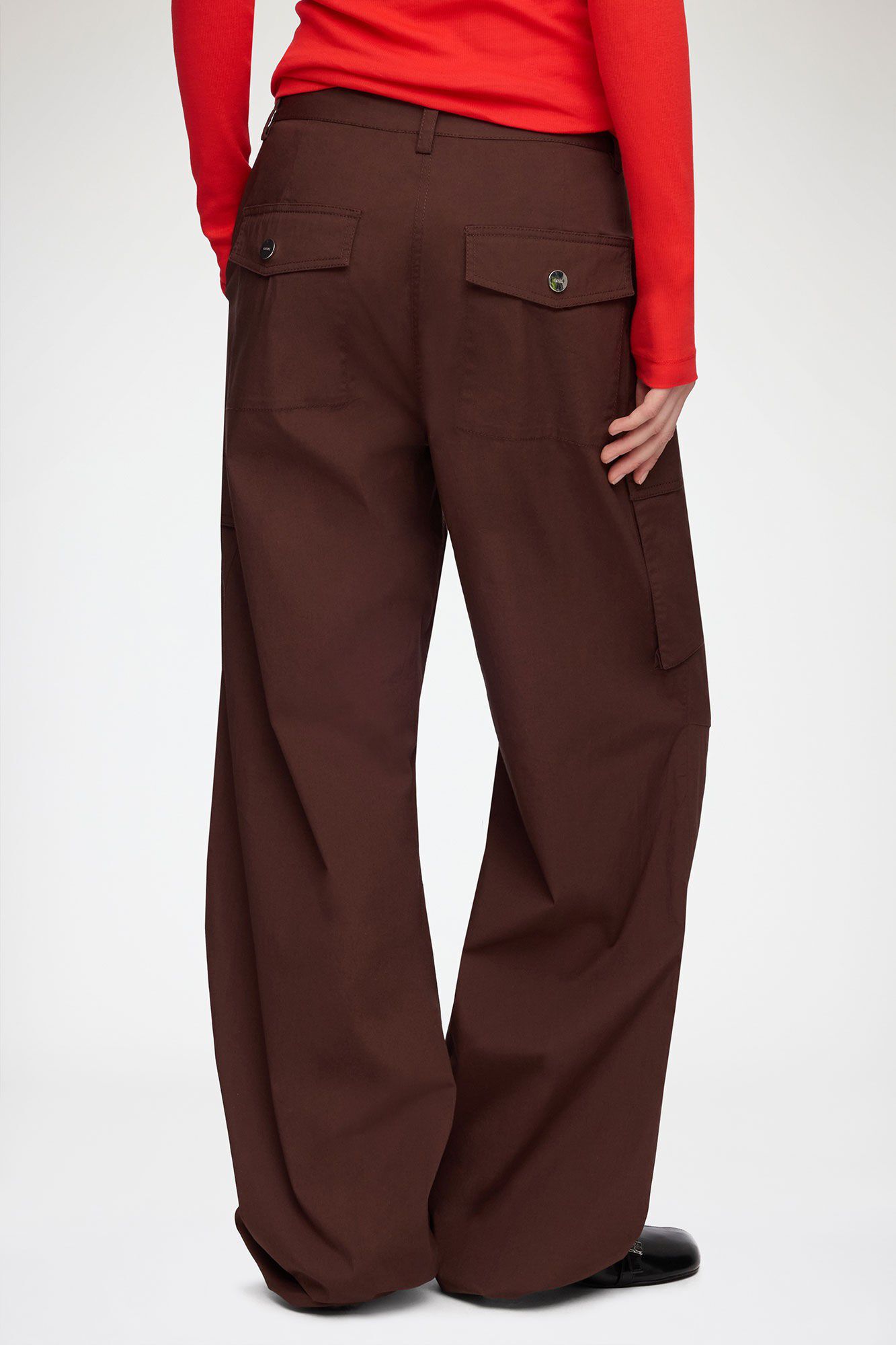 Stretch Cotton Pocket Cargo Pants