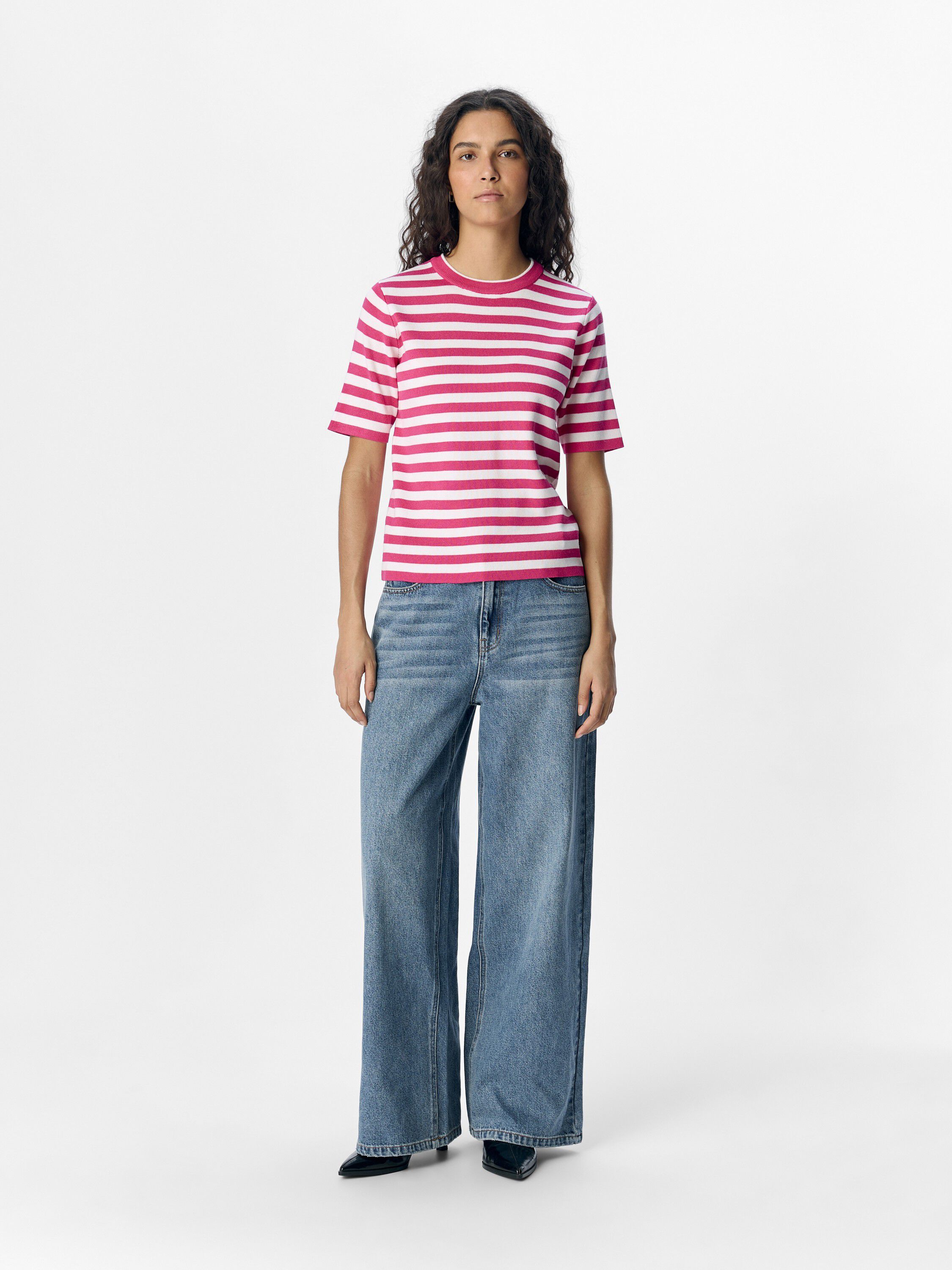 OBJESTER S/S NEW KNIT PULLOVER NOOS