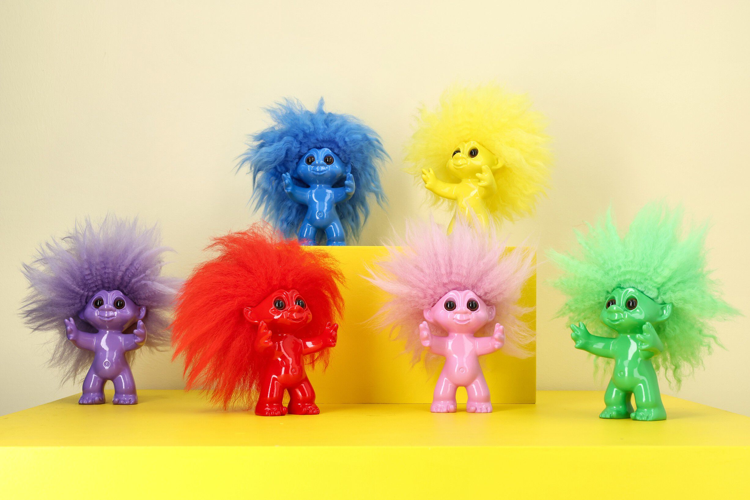 Lykketrold, gr&oslash;n, 9 cm