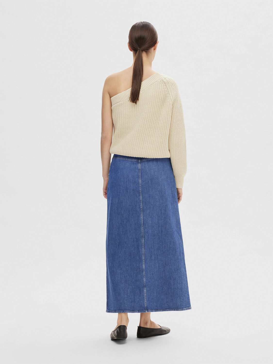 SLFSEDORA LS KNIT ONE SHOULDER
