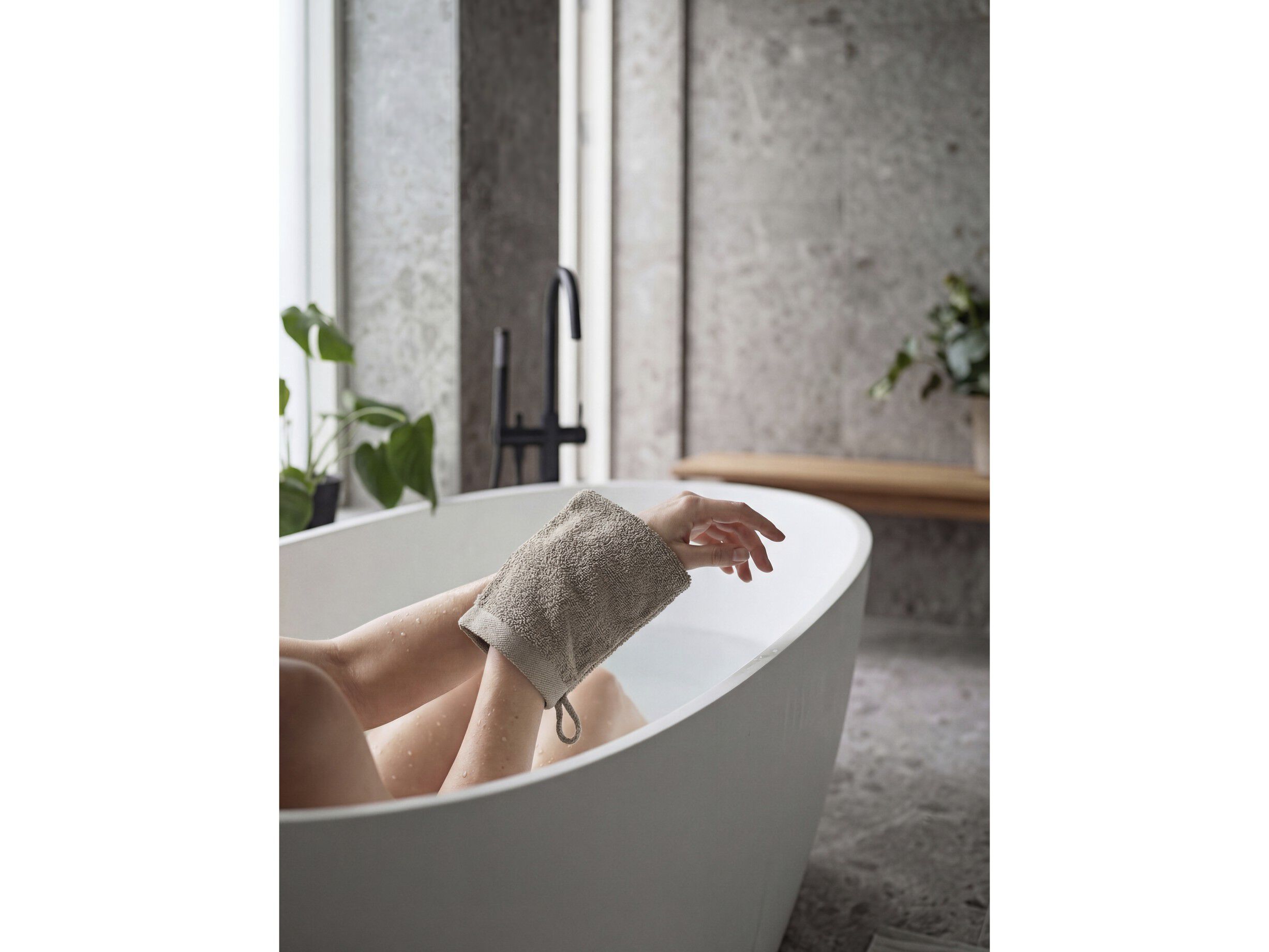 Vaskehandske Sauna Black