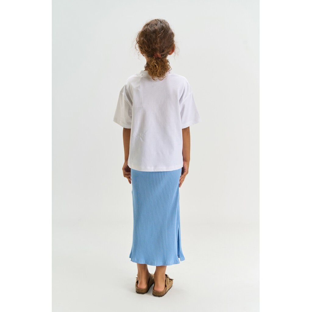 TNTove Long Rib Skirt