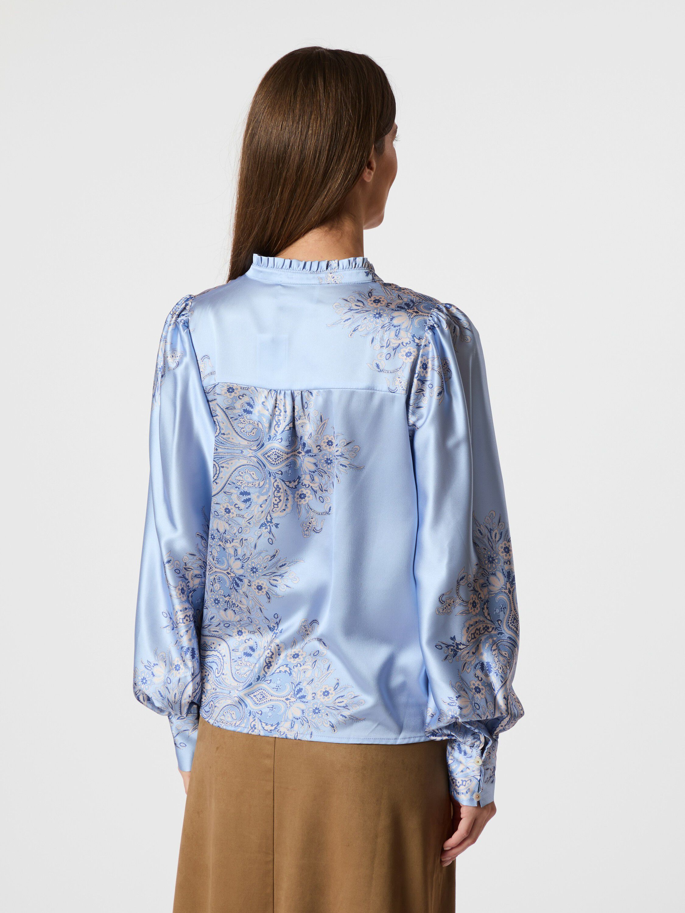 Massima Paisley Border Blouse