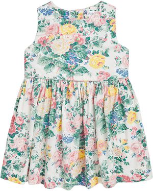 PRINTED 50S POPLIN-SLVLSSFLDRES-DR-