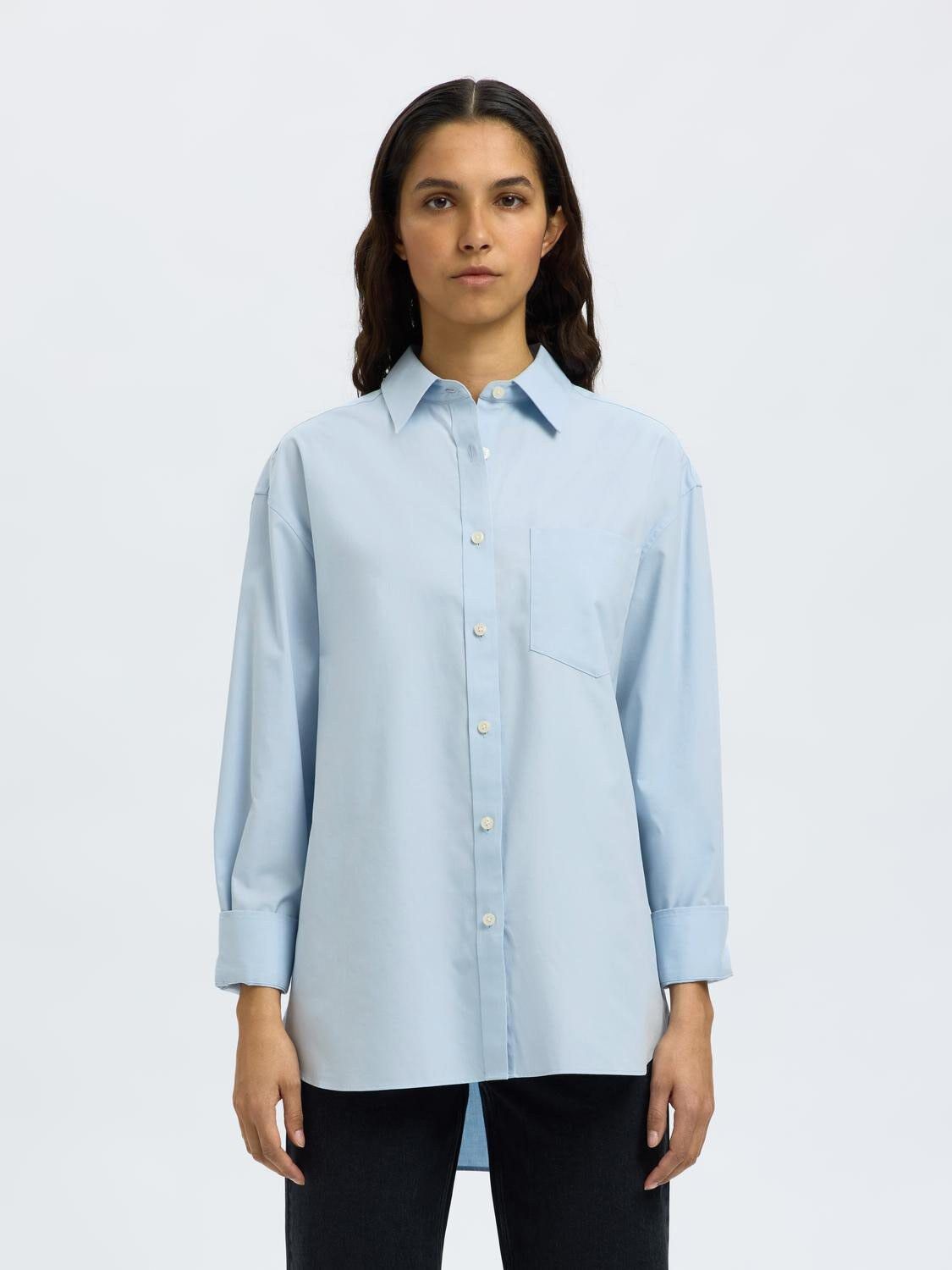 SLFESTER LS OVERSIZE SHIRT NOOS