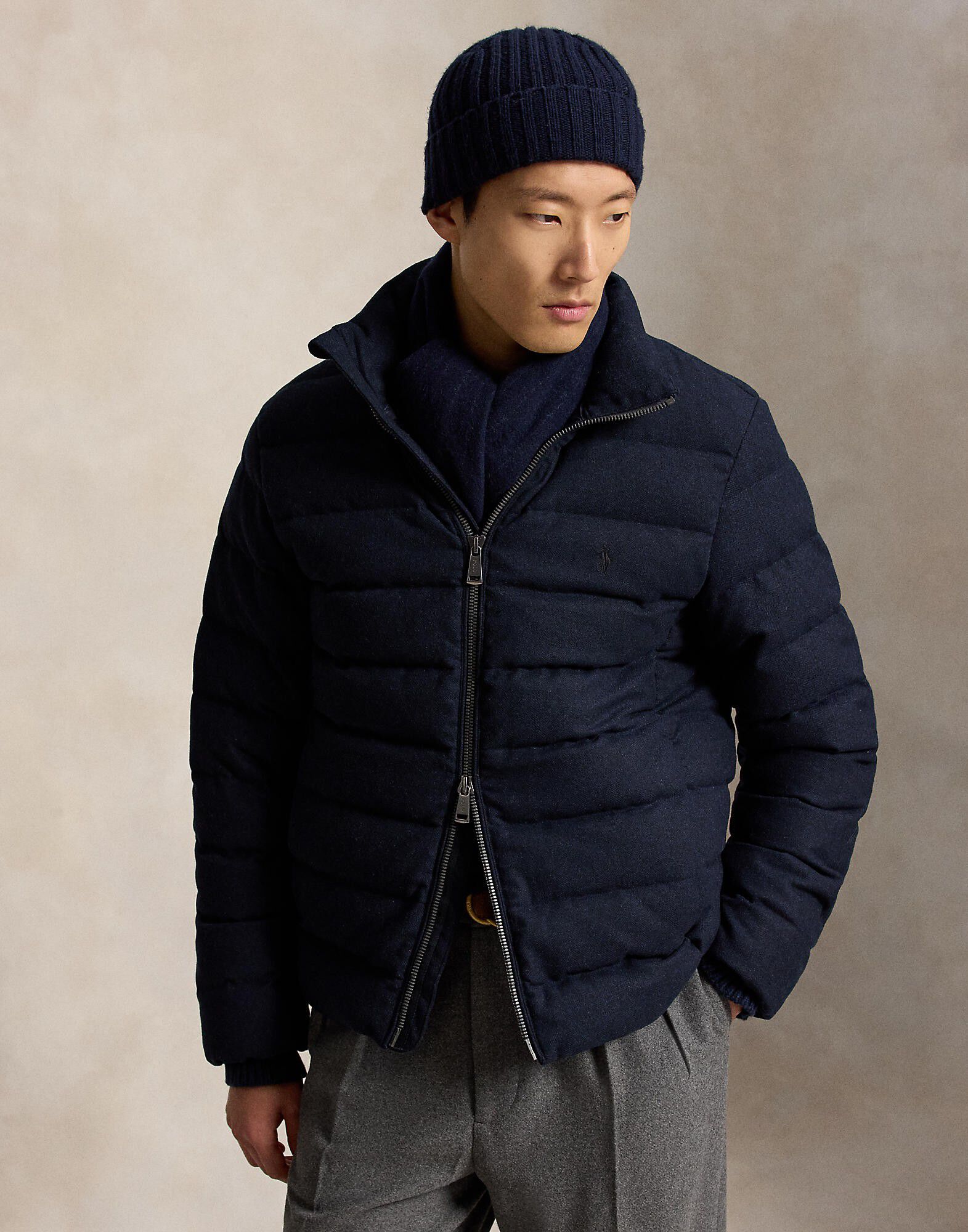 WOOL BLEND-WVN-JACKET