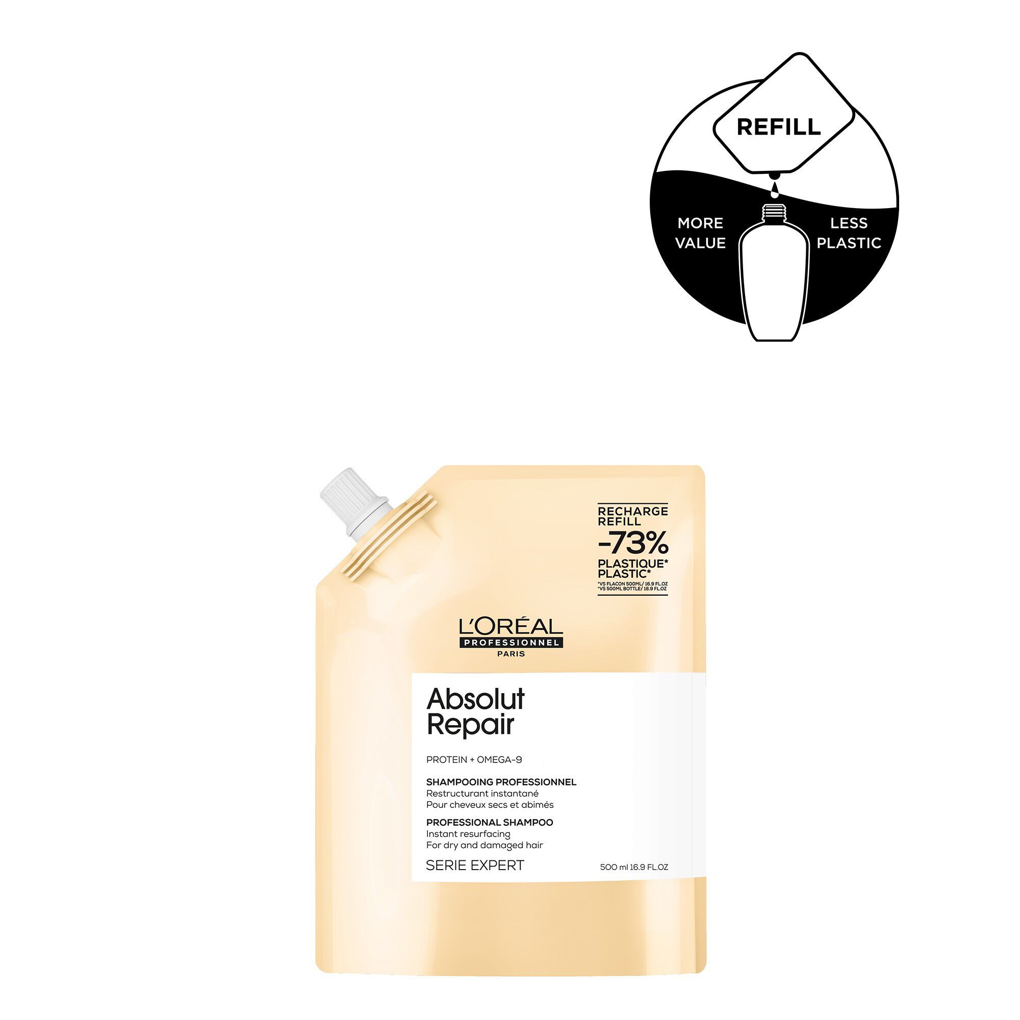 L'Or&eacute;al Professionnel Absolut Repair Gold Shampoo Refill 500ml
