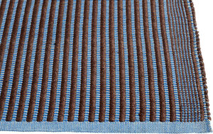 Tapis-80 x 200-Chestnut and blue