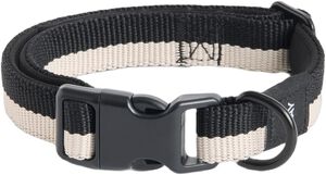 HAY Dogs Collar Flat-S/M-Black, whi