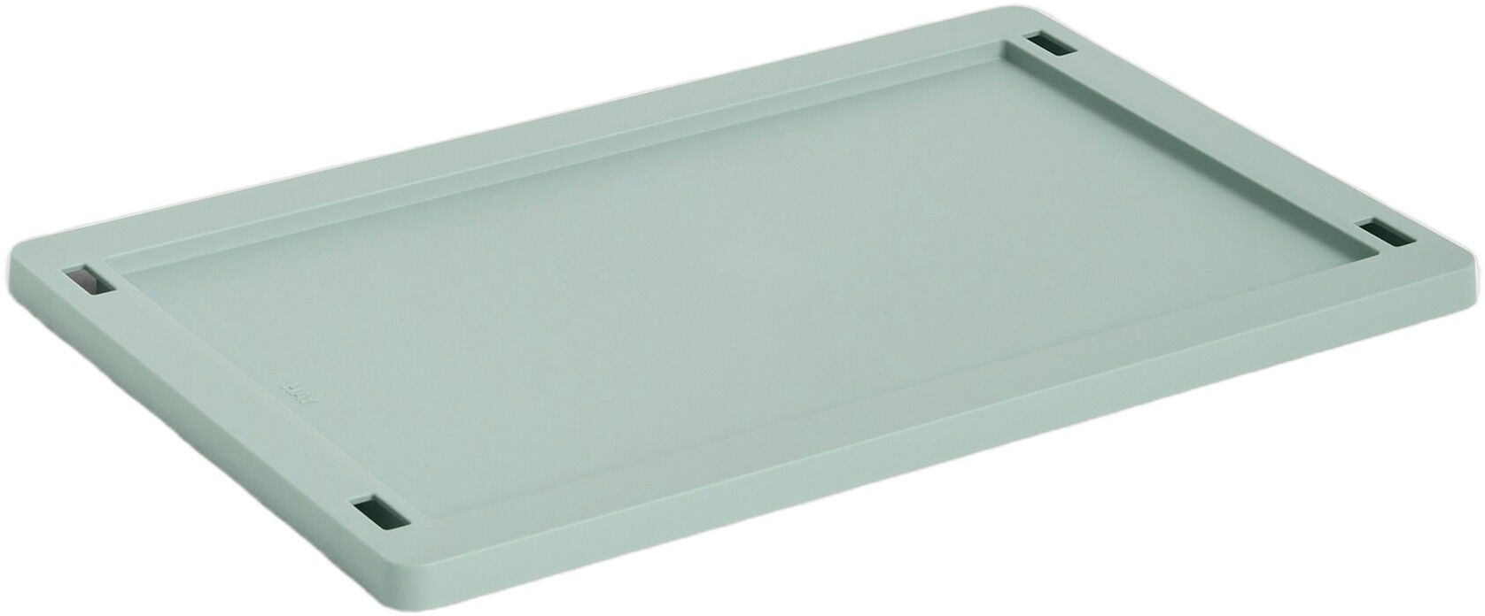 HAY Colour Crate Lid Plastic-Small-Sage green
