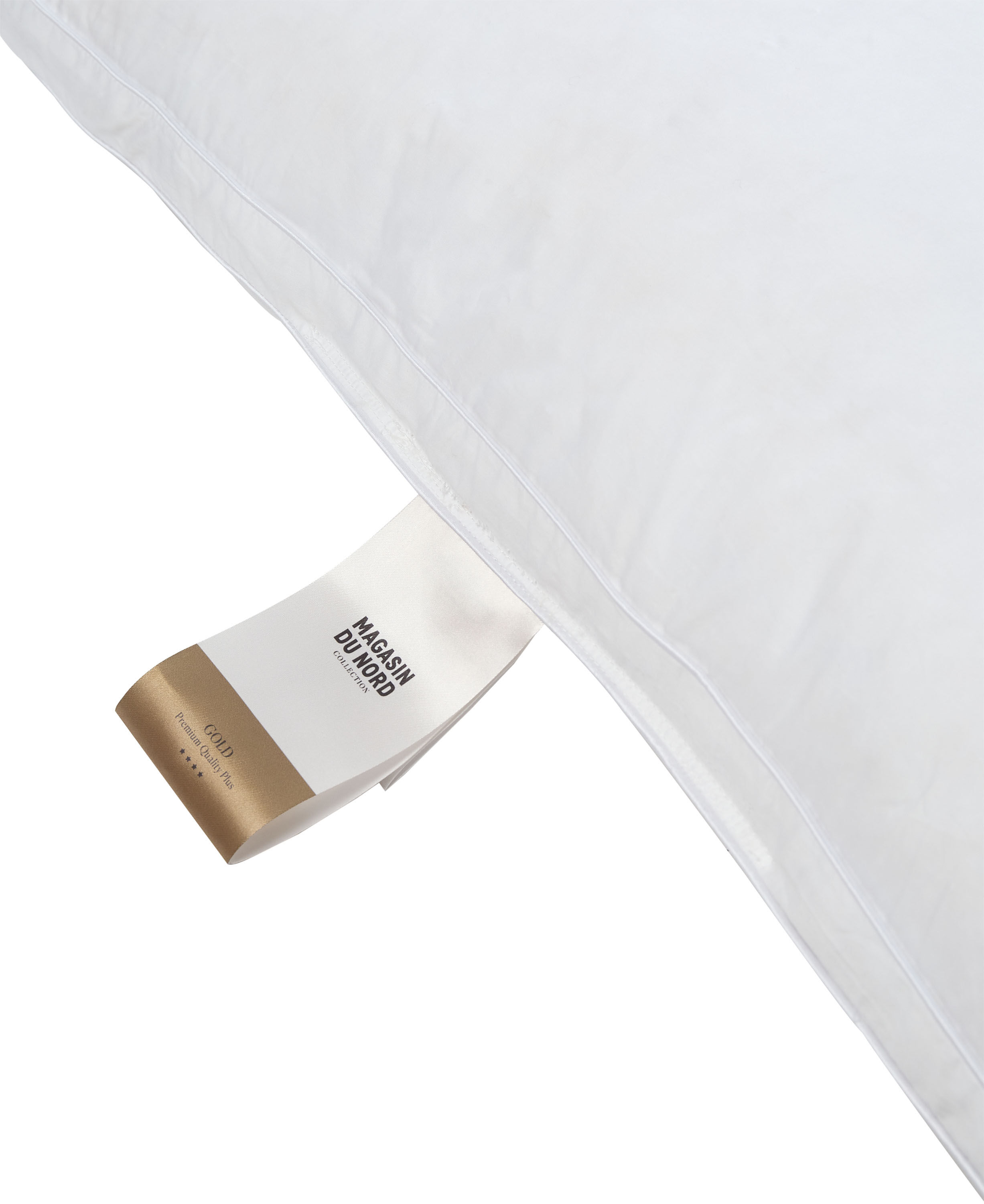 Guld 3-Lags pude Lav 60x63 cm.