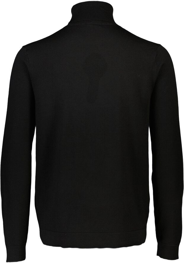 100% merino roll neck knit