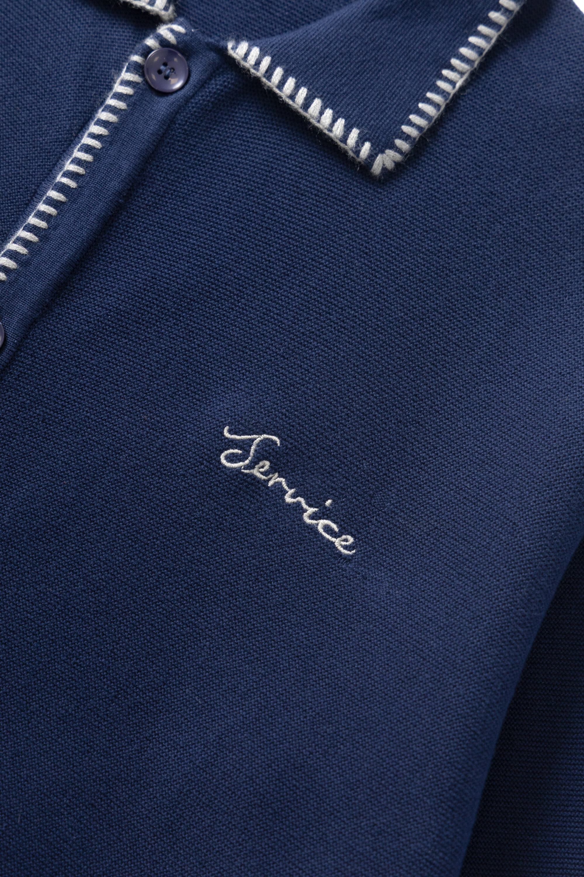 BLANKET STITCH CARDIGAN