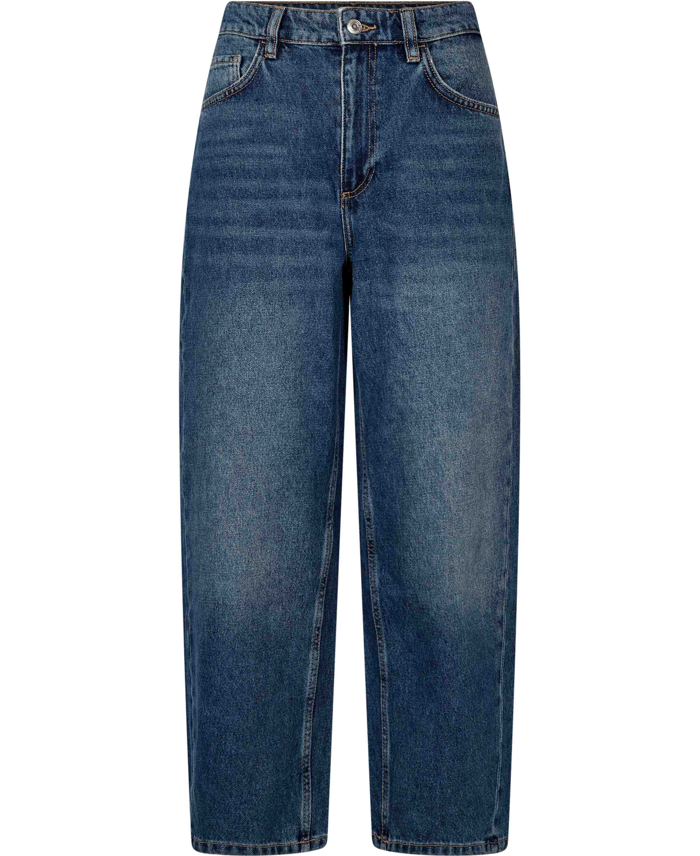Balloon crop jeans