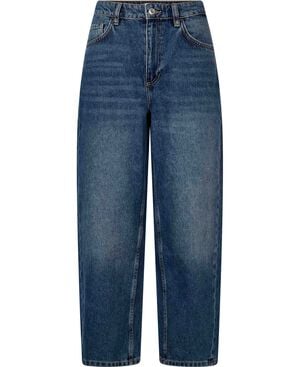 Balloon crop jeans