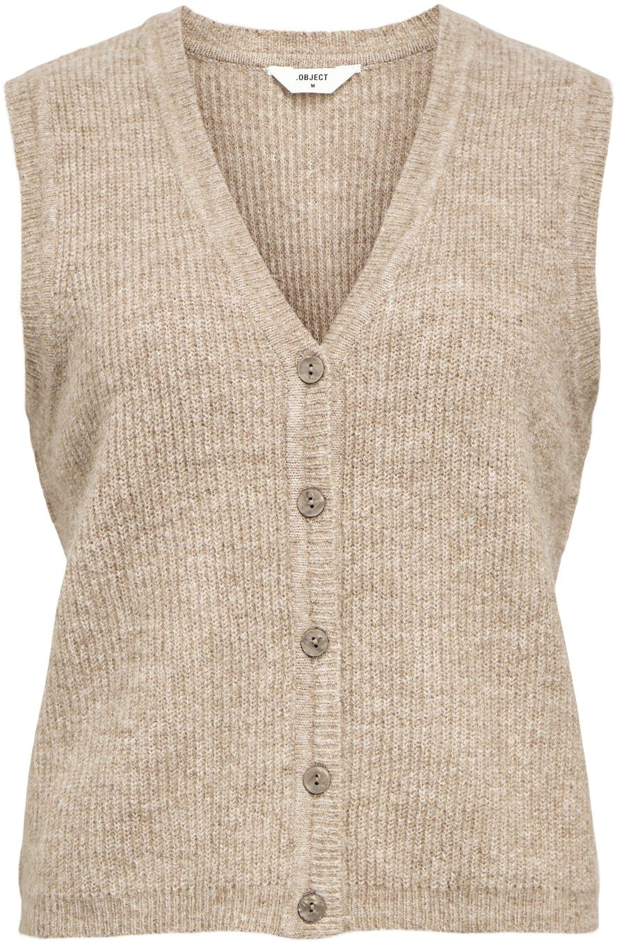 OBJDIANA RE V-NECK KNIT VEST NOOS