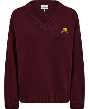 Core Future Wool Mix V-neck