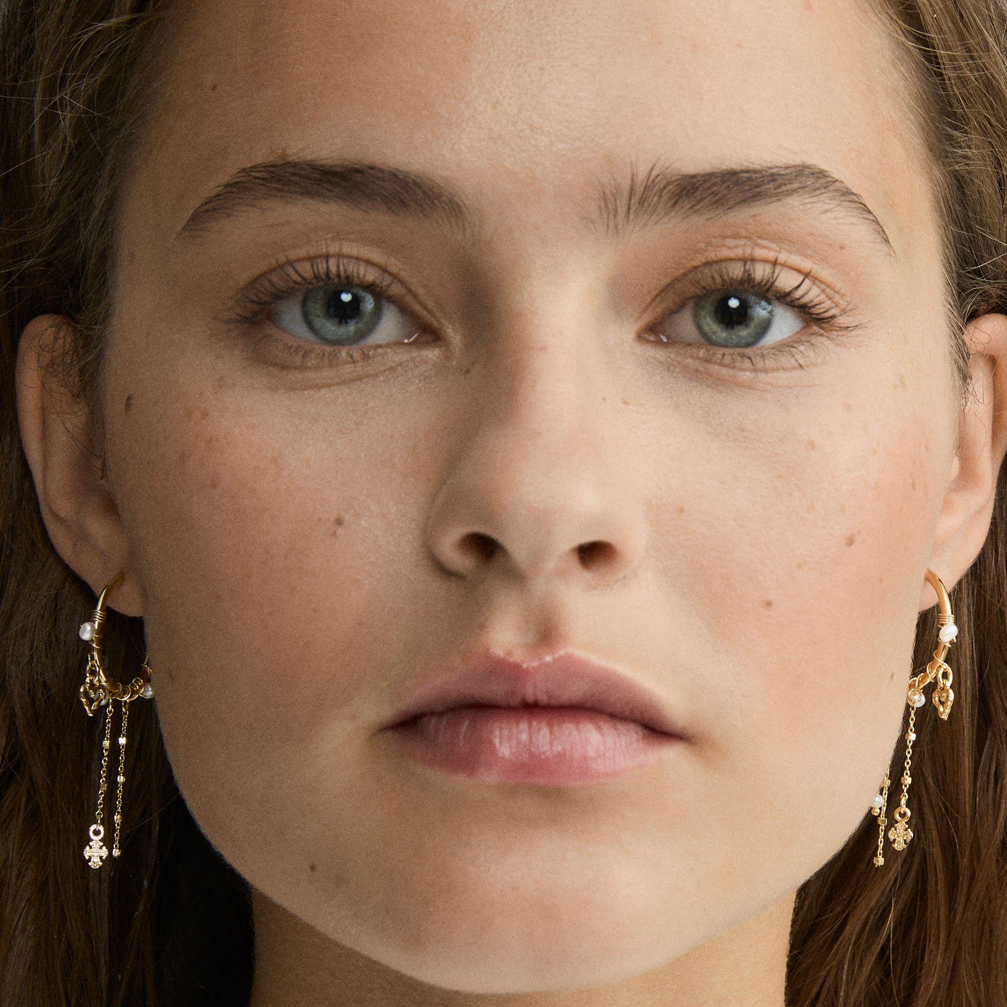 DAGMAR earrings gold-plated