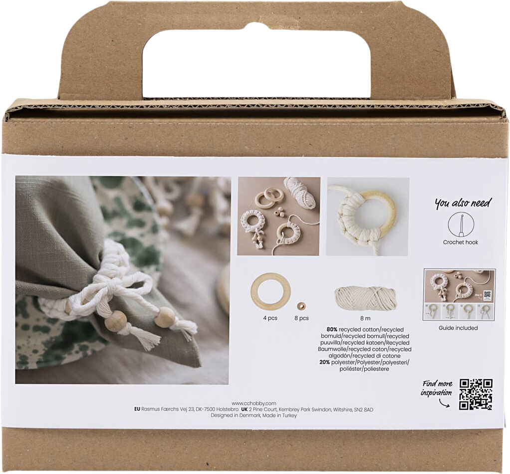 Mini DIY Kit Macram&eacute;, Servietring