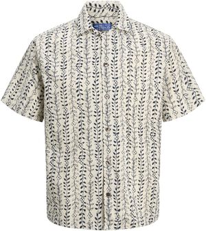 JPRBLULYON PRINT DOBBY S/S SHIRT SN