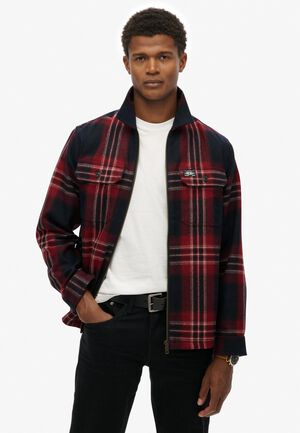 WOOL MILLER ZIP OVERSHIRT