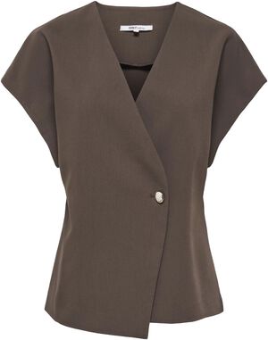 ONLYASMINE S/S ASYMMETRIC SHIRT TLR