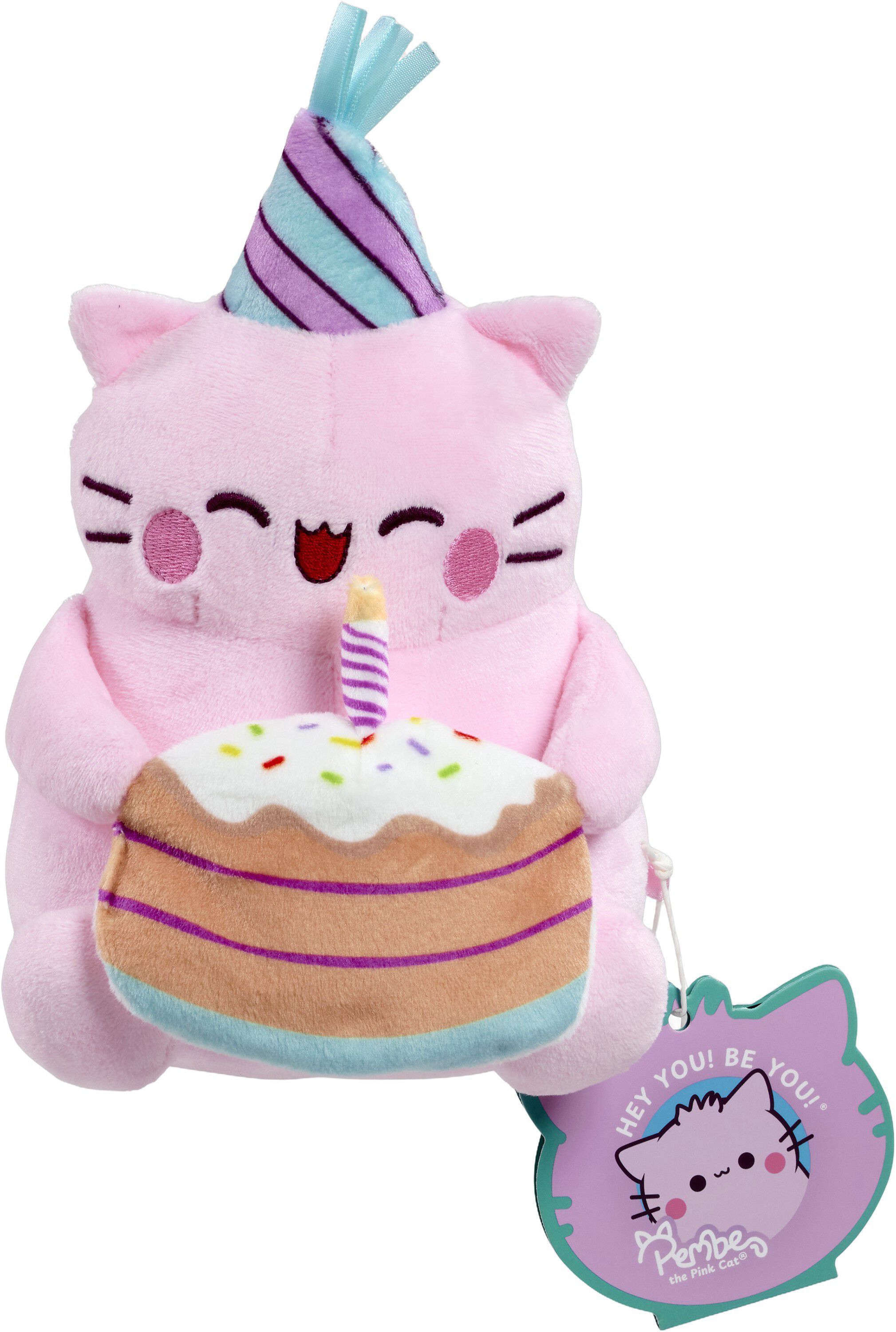 Pembe Plys 15 cm Tillykke