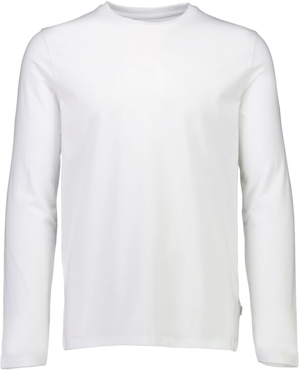 Basic o-neck stretch tee L/S