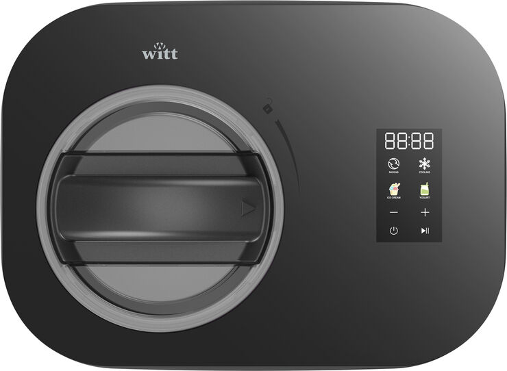 WITT PREMIUM ICE CREAM MAKER 1 L. BLACK