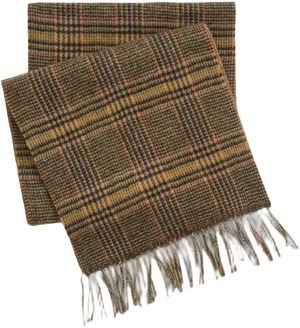 DOUBLE FACED CHECK SCARF