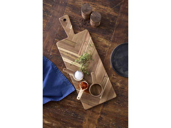 Serveringsbræt sildeben 46x15x1,5 cm Akacietræ