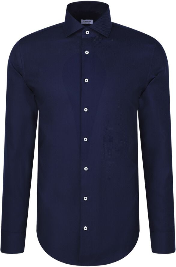 Business shirt Slim 1/1 Kent-Collar Structure