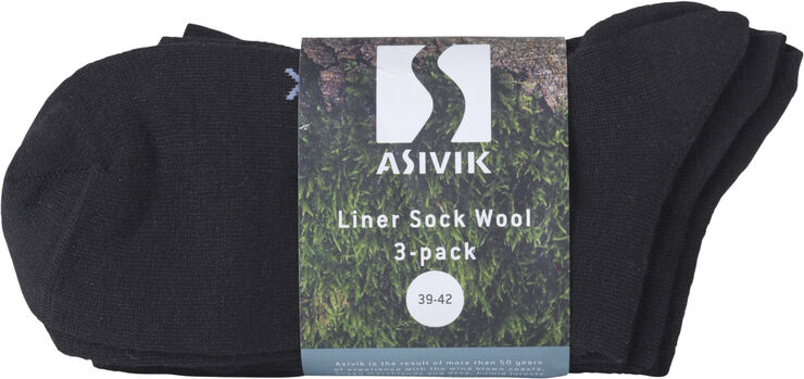 Asivik Liner Wool, 3-pack fra Asivik DKK |
