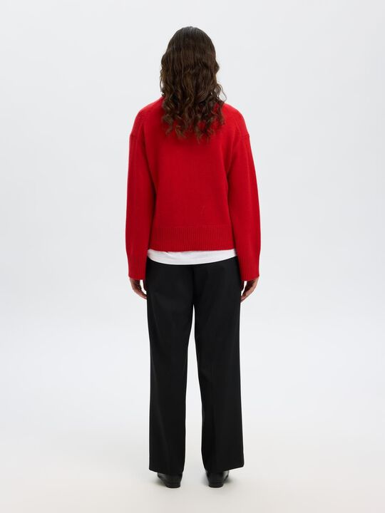 SLFCILLE LS KNIT O-NECK