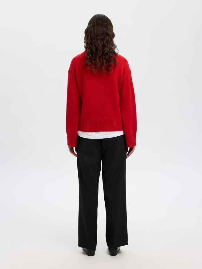SLFCILLE LS KNIT O-NECK