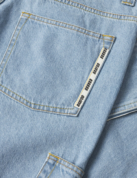 Janitor'' Logo Tape Cargo Jean