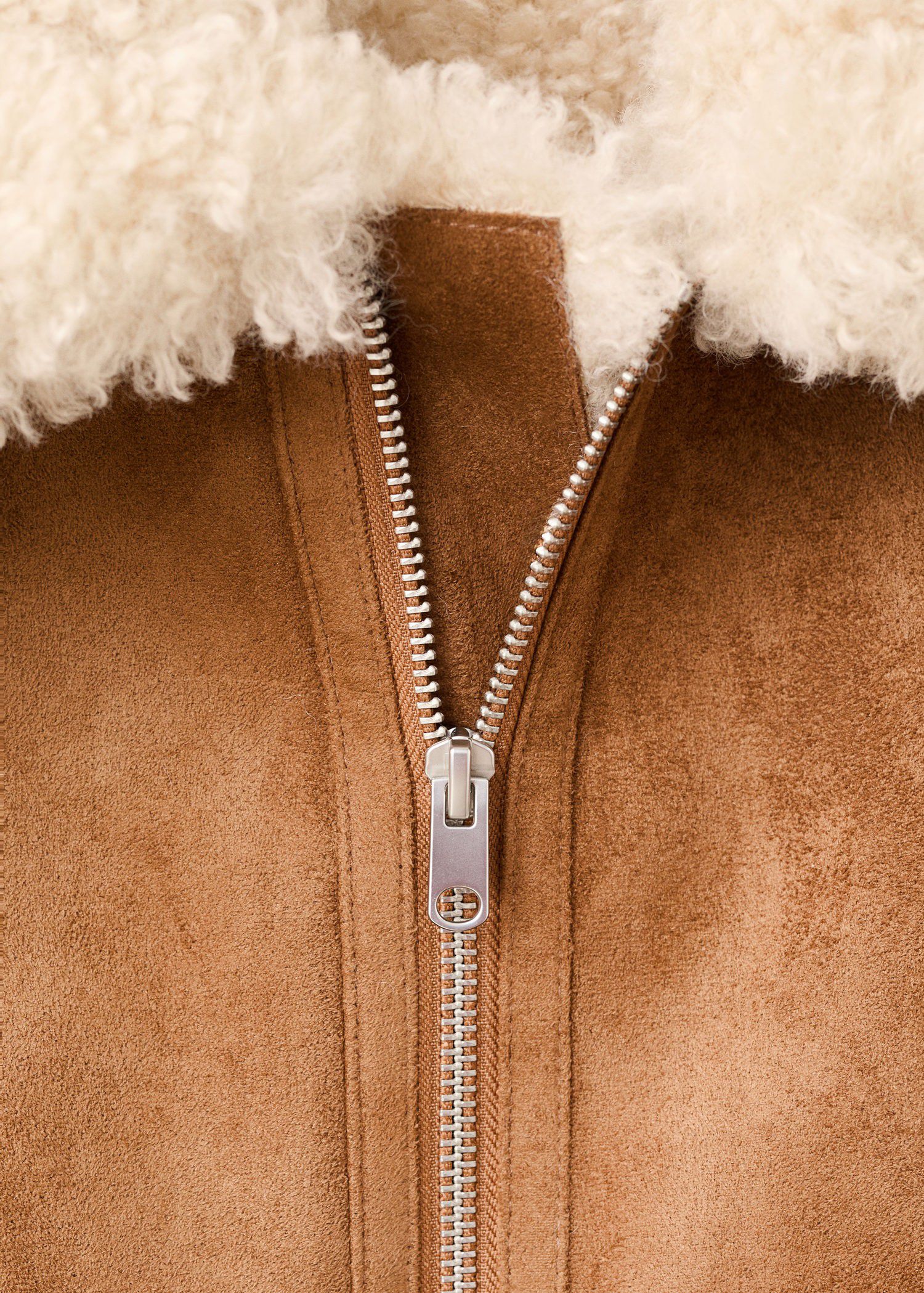 Double-faced shearling jacket