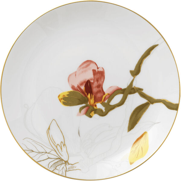 Flora 22 cm. tallerken - Magnolia