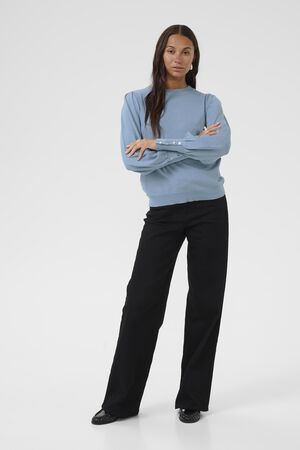 KAlizza Round Neck Knit Pullover Bu