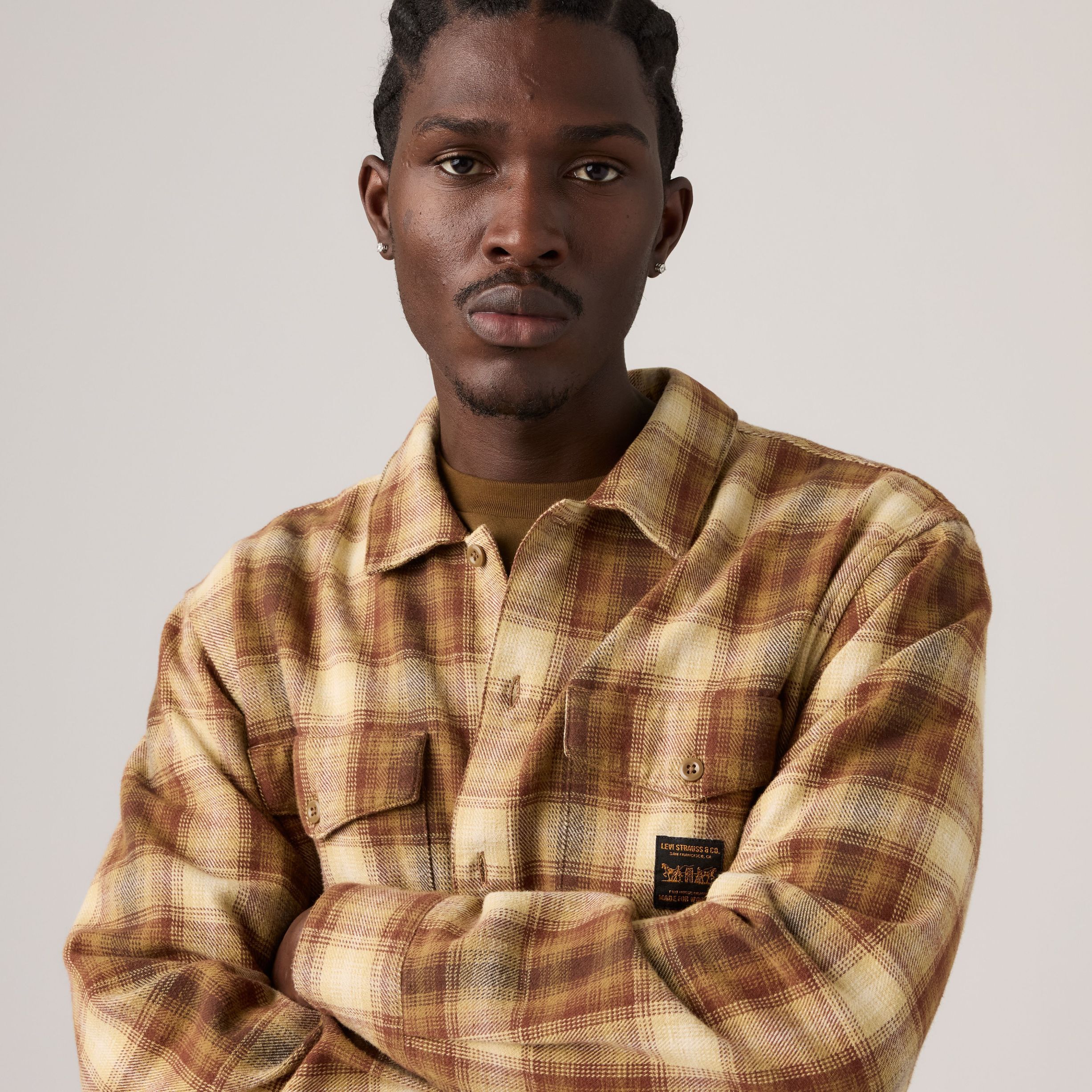 LS WORKER WW ABILENE PLAID DUL