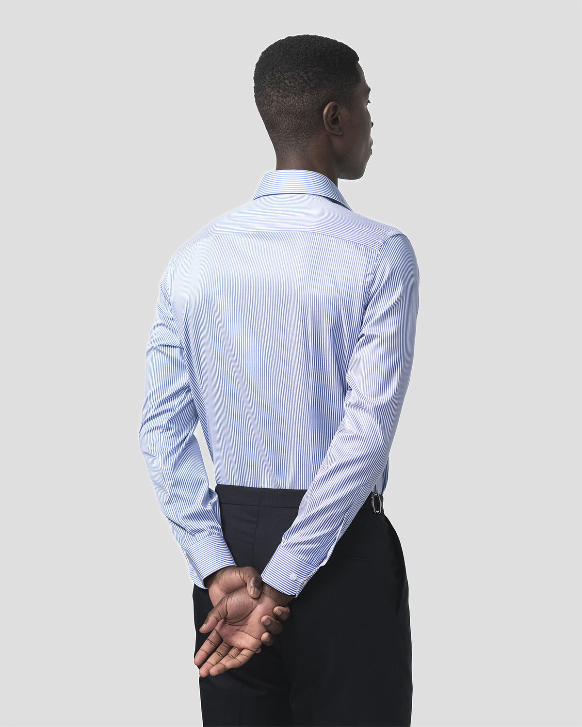 The Lawyer 4. 0 | Mid blue stripe | Slim fit